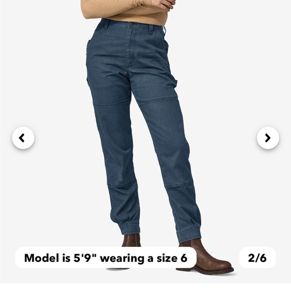 Patagonia Women's All Seasons Hemp Canvas Double Knee Pants - Short - Picture 2 of 11